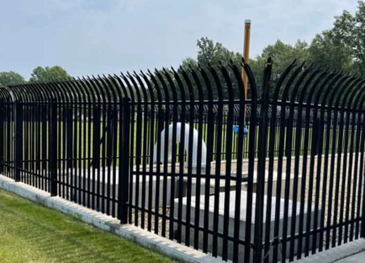 Galvanized Palisade Fence