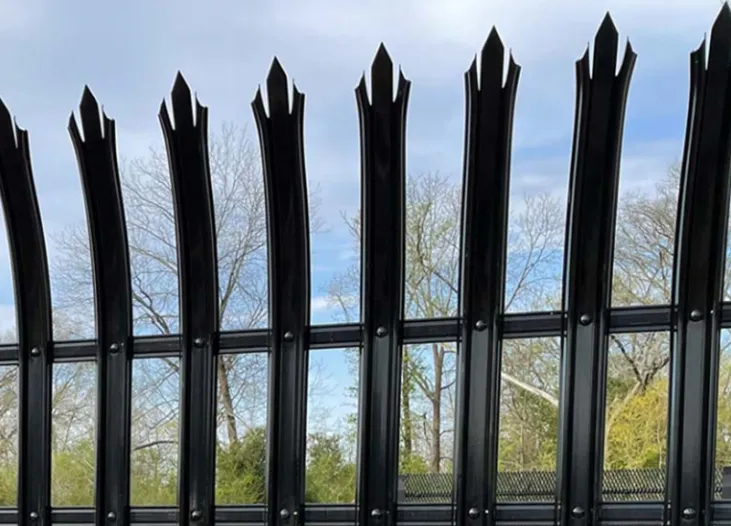 Galvanized Palisade Fence