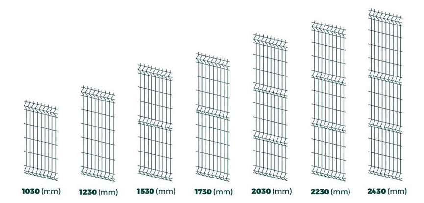 Bending Type of 3D Mesh Fence
