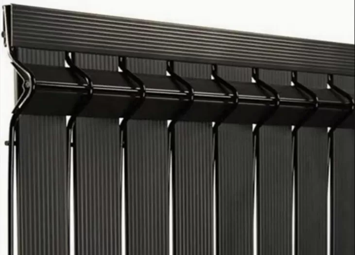 Black Steel Privacy Fence Panels