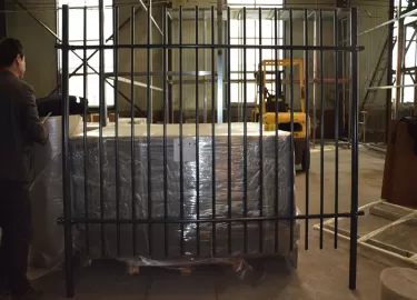 Steel fence April 12th - April 30th, 2025