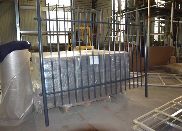 Steel fence April 12th - April 30th, 2025