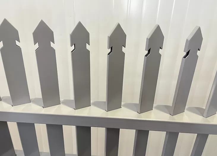 The newest model of fence