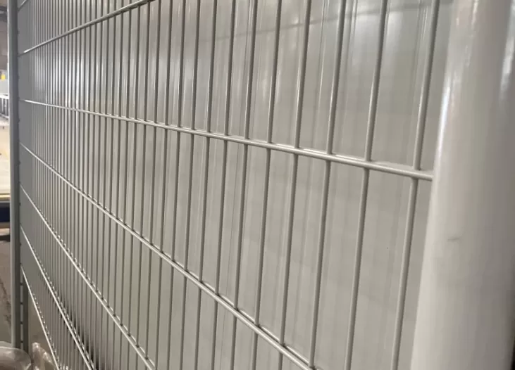 Double Wire Fence with Double Post