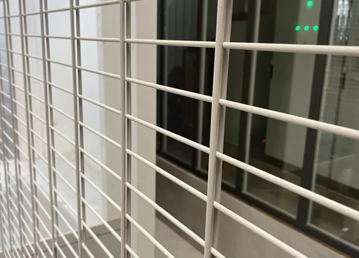 Double Wire Fence with Double Post
