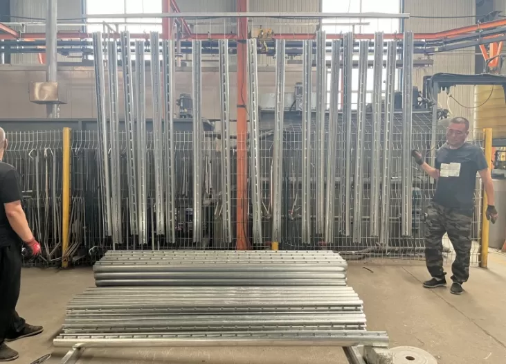 Double Wire Fence with Double Post