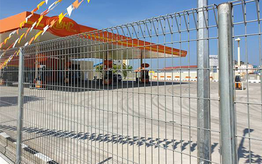 BRC fence for gas stations