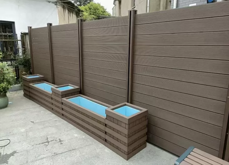 Black Steel Privacy Fence Panels