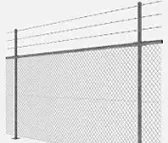 Chain link fence 