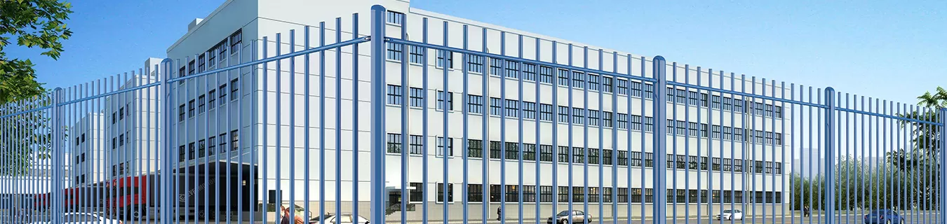 Ornamental picket fence