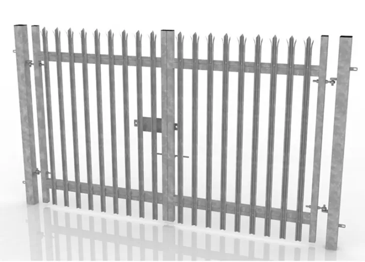 Double Swing Steel Gate