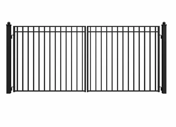 Double Swing Steel Gate
