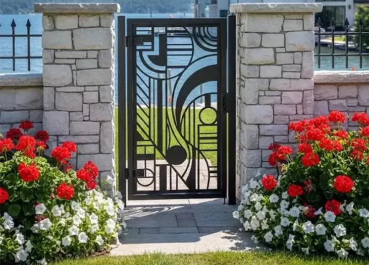 Metal Garden Fence Gate