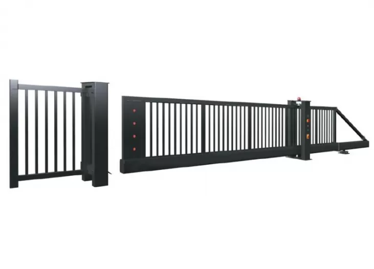 Trackless Suspension Gate