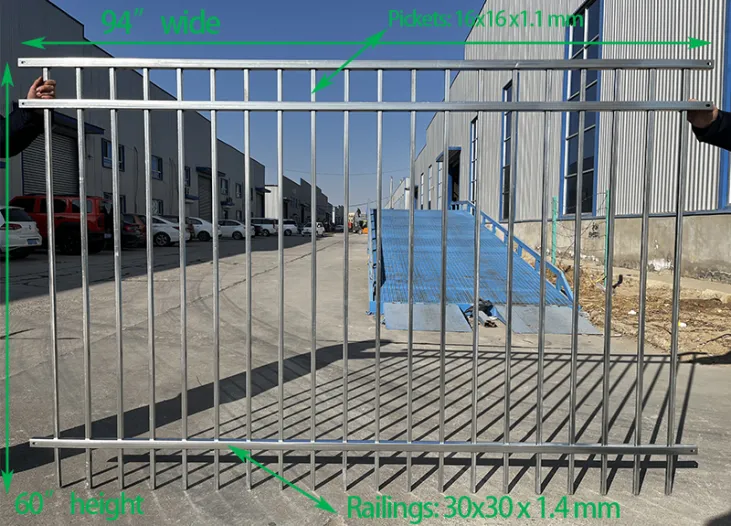 Steel Picket Fence