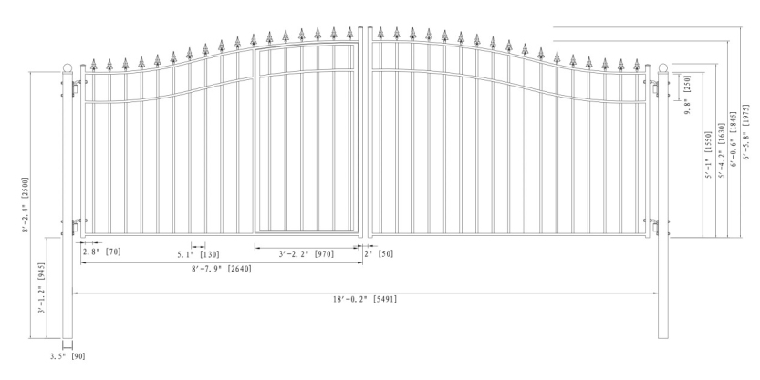 Double Swing Gate