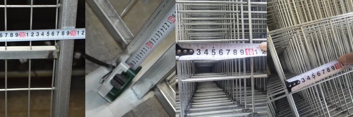 Real-time production of temporary fence