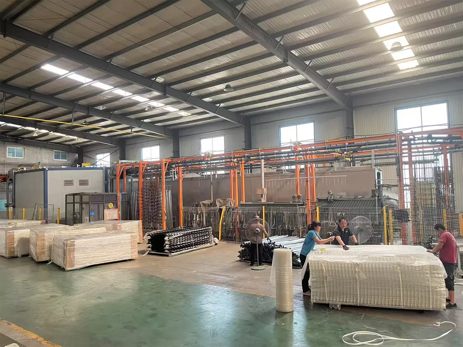 What are the production advantages of steel fence in BONKFC?cid=3