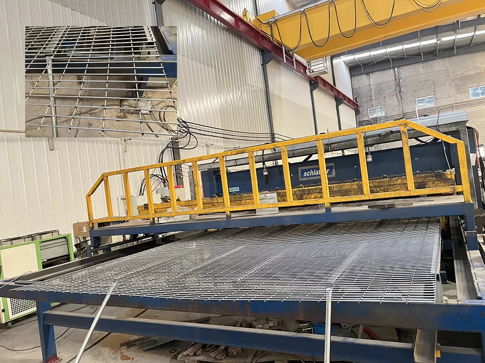 How is the BONKFC 3D mesh fence producted and inspected?cid=3