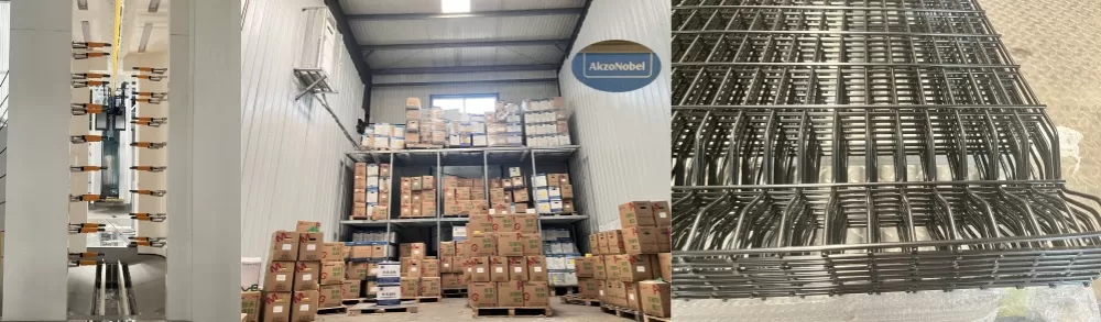 How is the BONKFC 3D mesh fence producted and inspected?cid=3