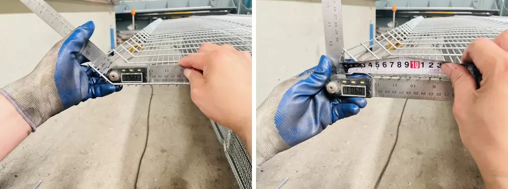 How is the BONKFC 3D mesh fence producted and inspected?cid=3