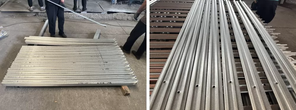 Galvanized Palisade Fence