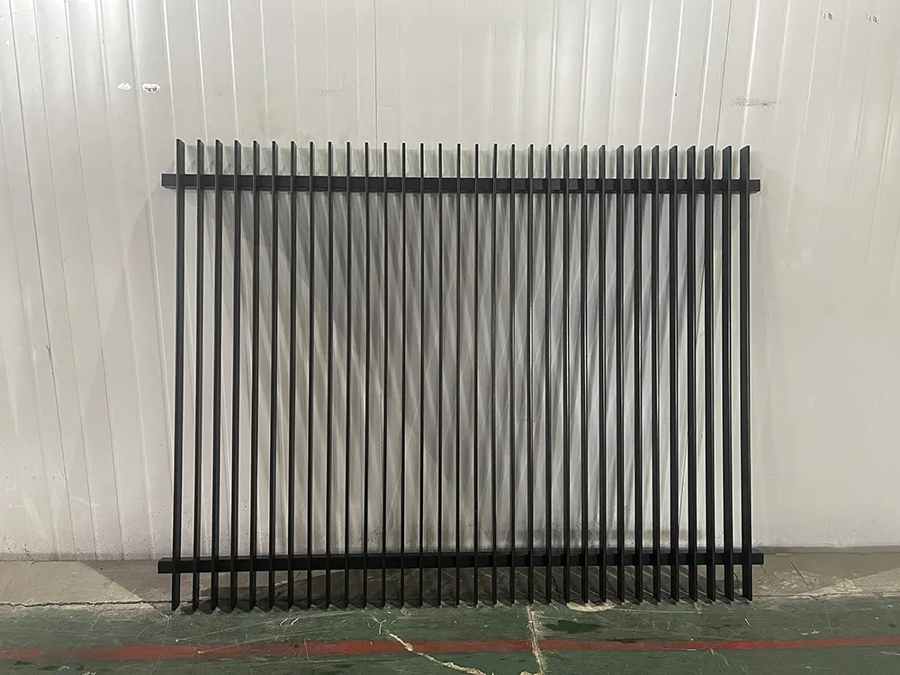 New Modern Welded Vertical Fence Put Into Mass Production｜2.4m×1.8m iron Fence Selling Hot Across Multiple Overseas Markets